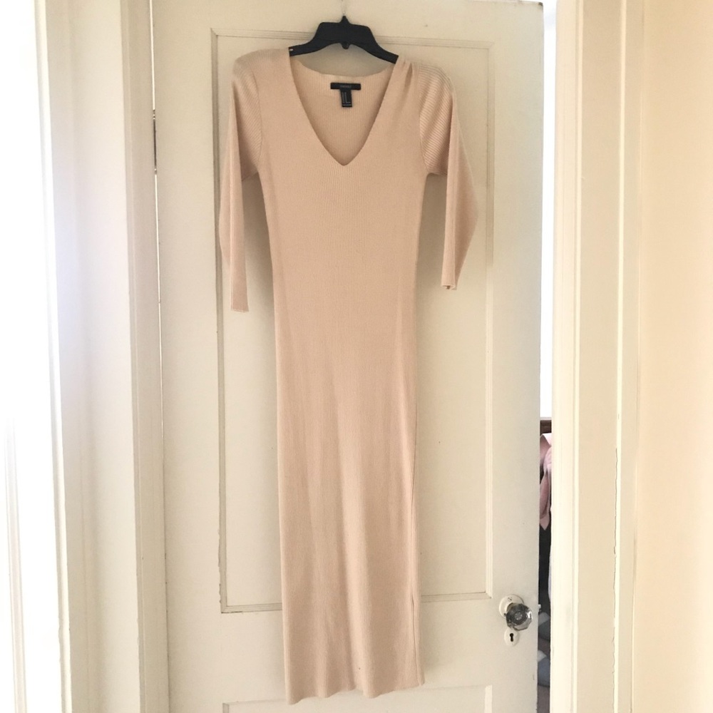 Cream Sweater Dress